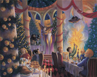Harry Potter Art Harry Potter Art Christmas in the Great Hall